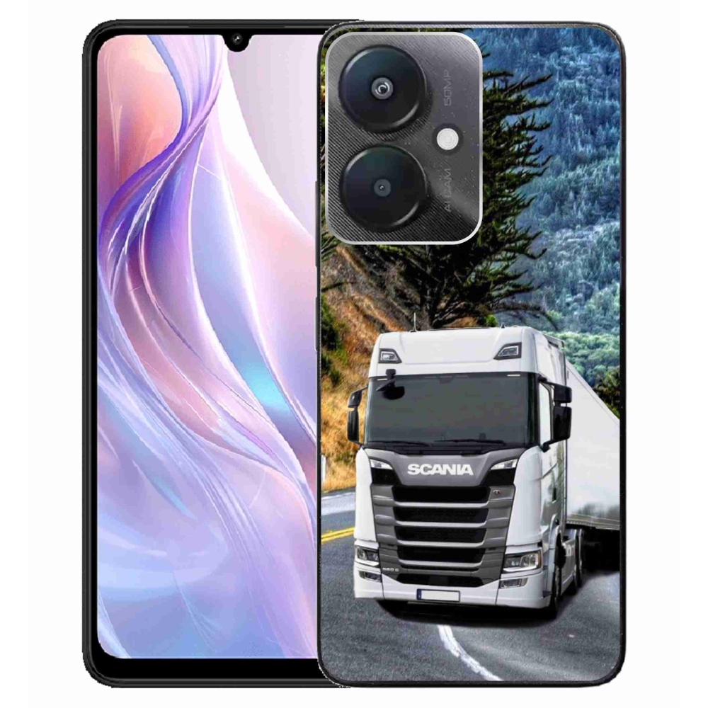 Gél borítás mmCase a Xiaomi Redmi 13C 5G számára - teherautó 1