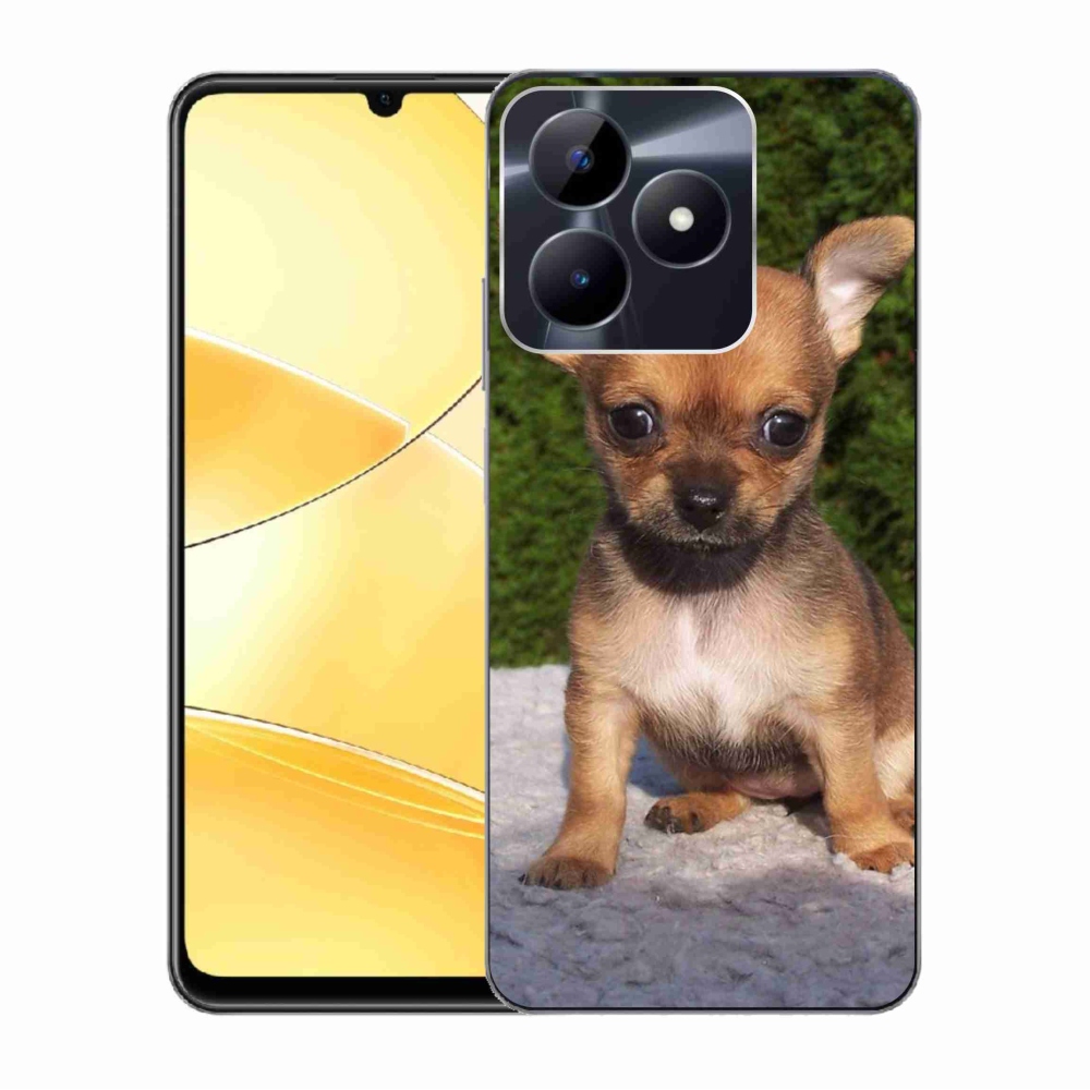 Gél tok mmCase a Realme C51/C53 készülékhez - chihuahua 3