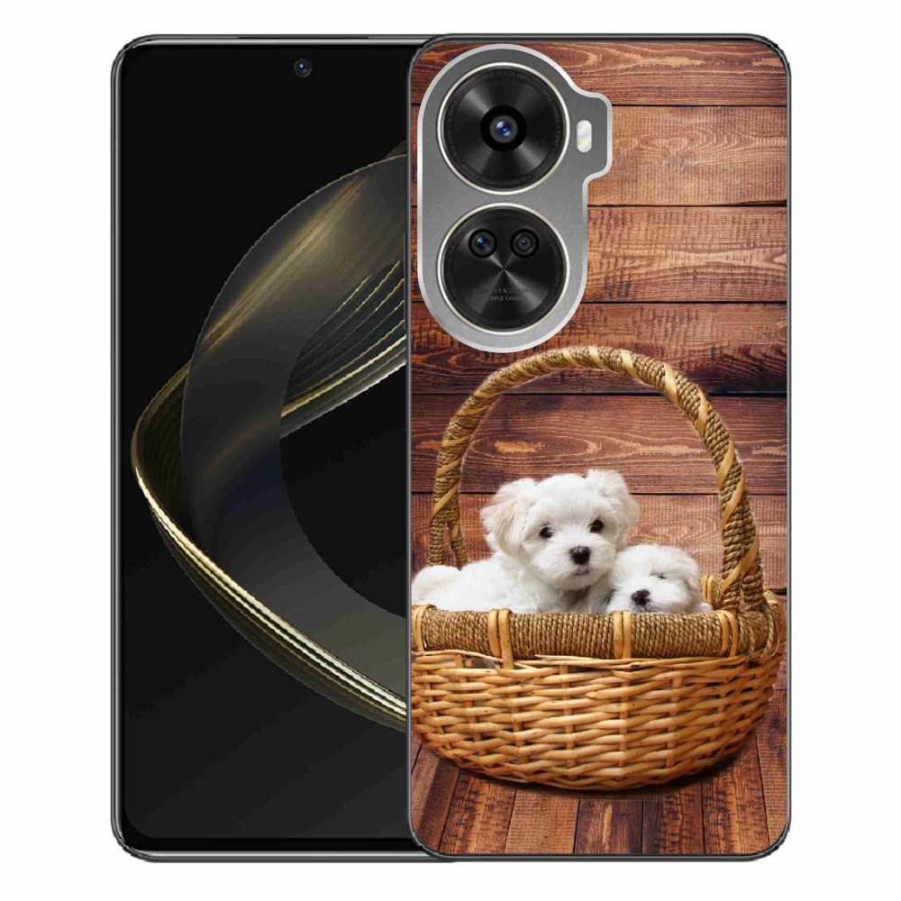 Gél borítás mmCase a Huawei Nova 12 SE számára - kölyökkutyák