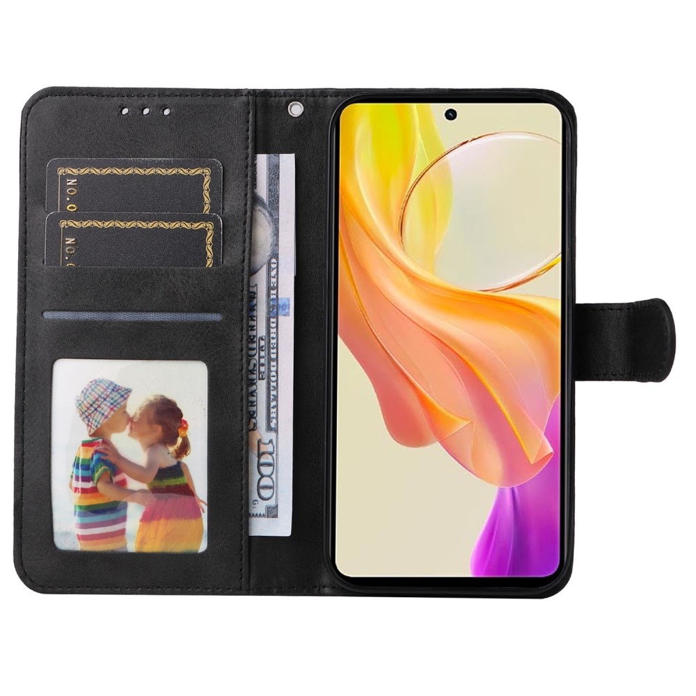 Vivo Y36 könyvtáska Vivo Y36-hoz - fekete