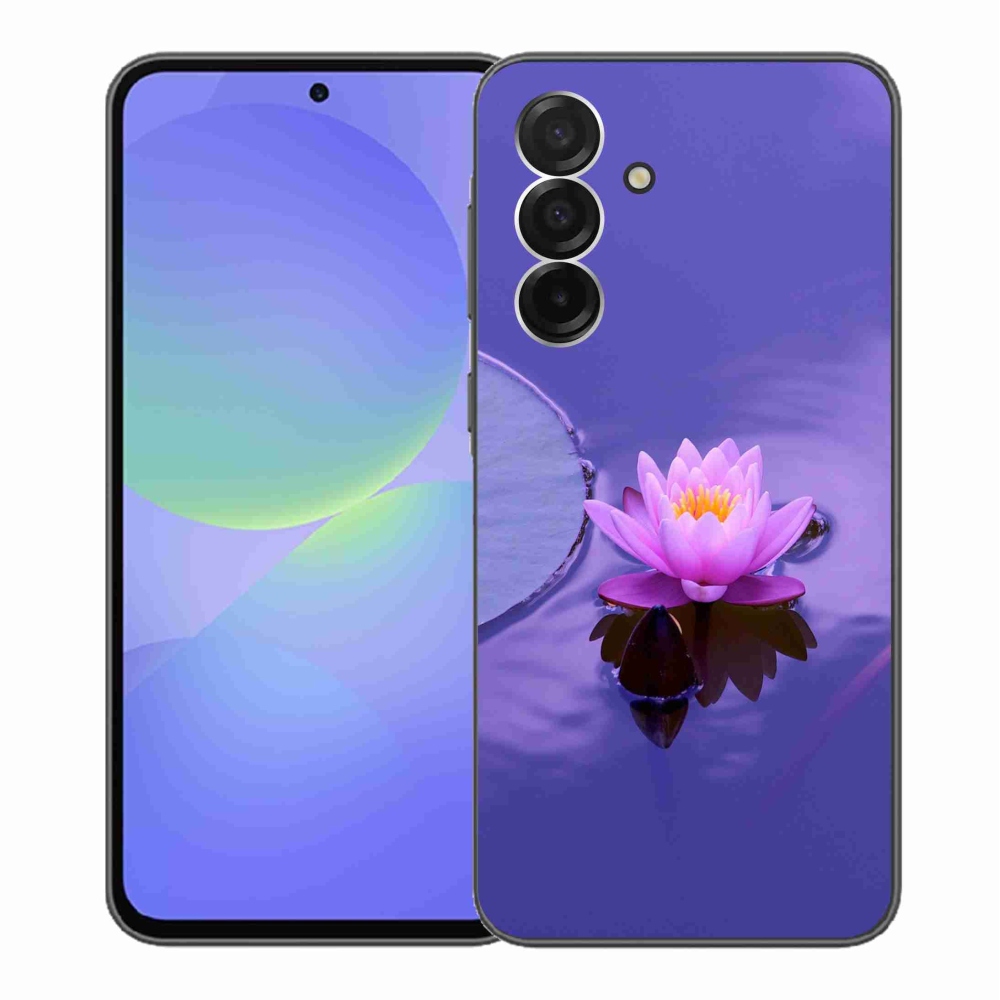 Gél borítás mmCase Samsung Galaxy A36 5G - virág a felületen