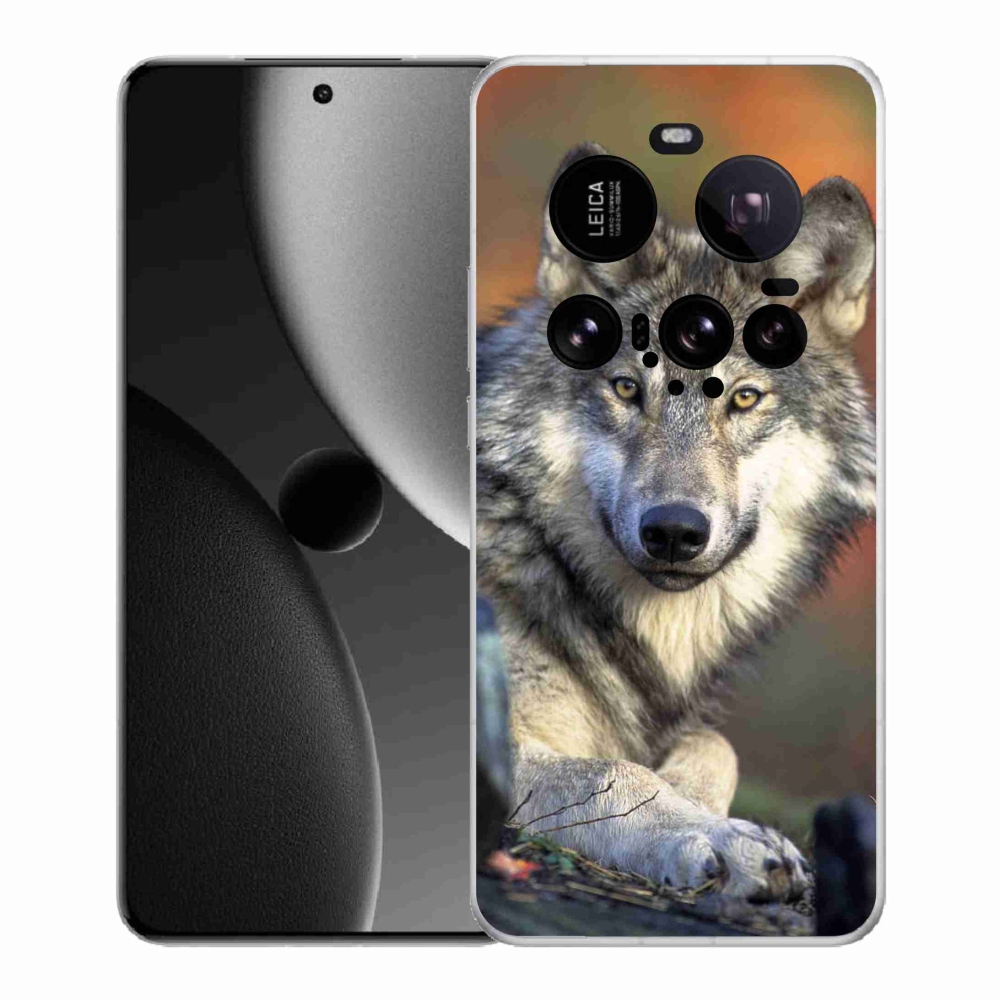 Gél borítás mmCase a Xiaomi 15 Ultra - farkashoz
