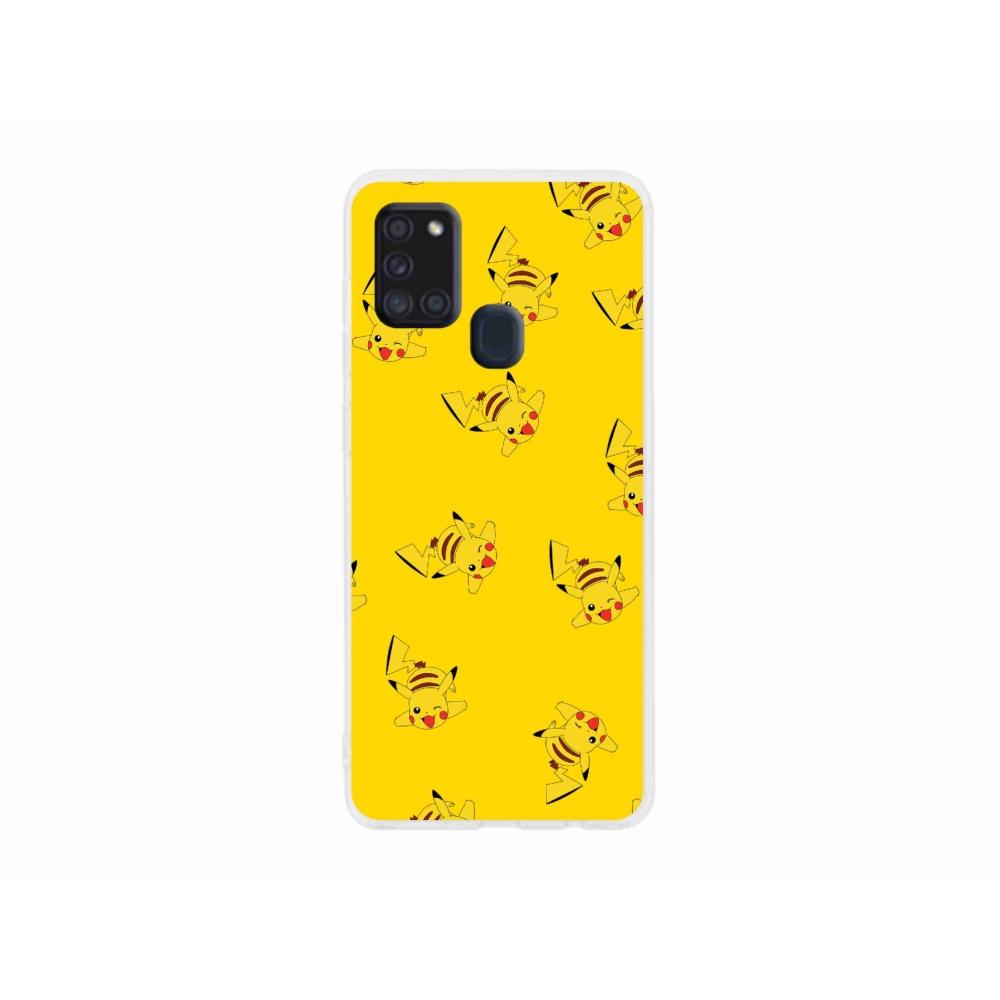 Zselés borítás mmCase Samsung Galaxy A21s készülékhez - pikachu
