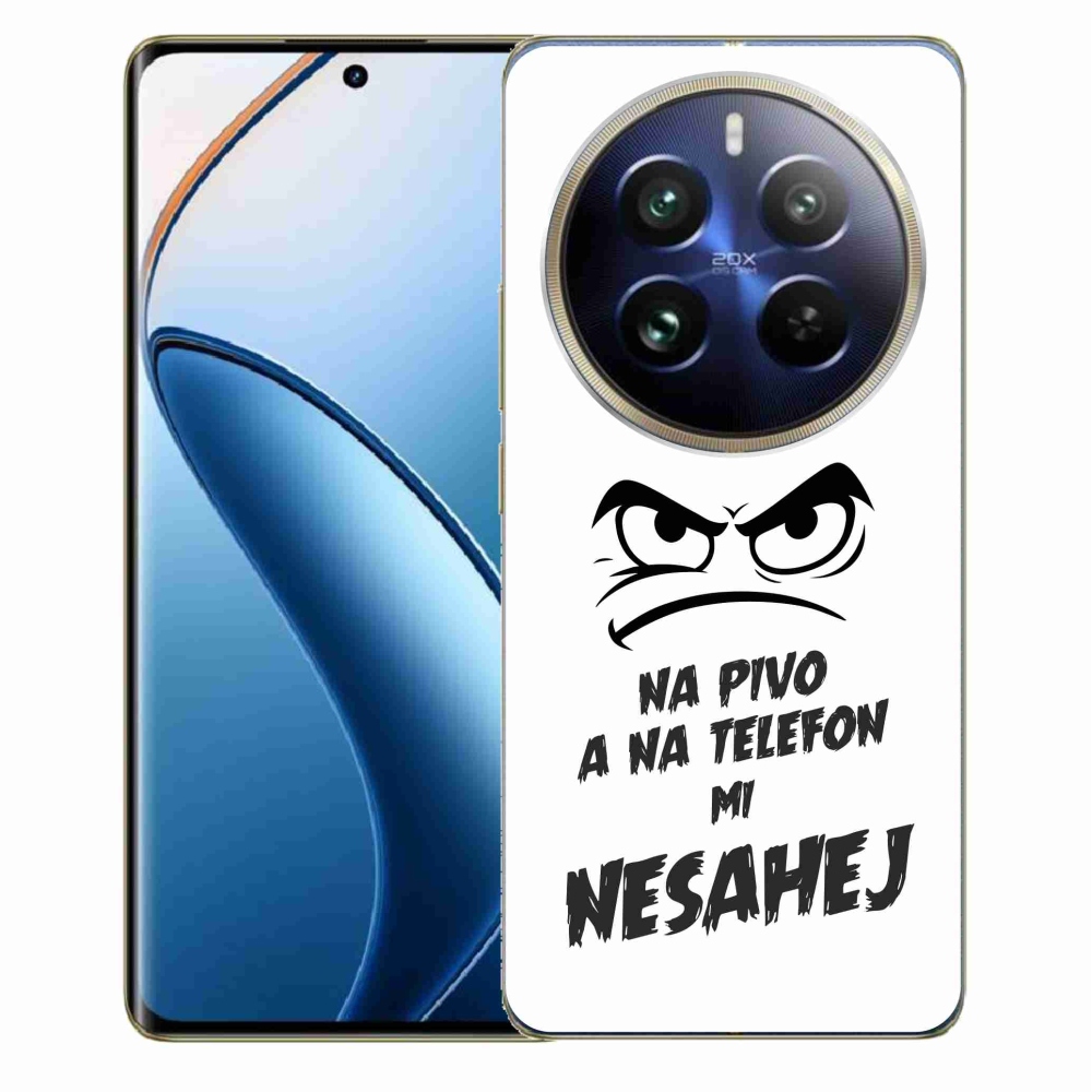 Gél borítás mmCase a Realme 12 Pro 5G/12 Pro+ 5G - sör motívum 2 fehér háttérrel