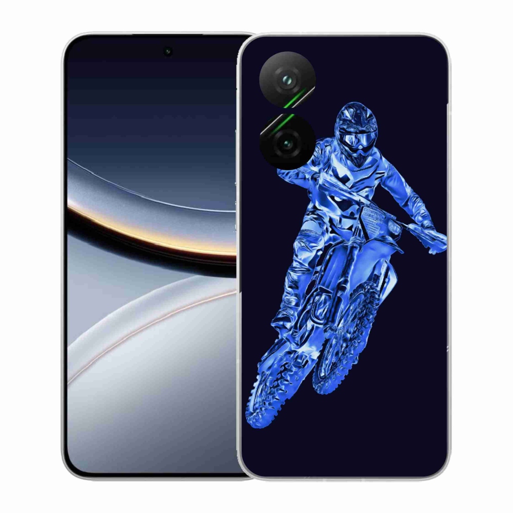Gél borítás mmCase a Xiaomi Poco F7 5G-hez - motocross 1