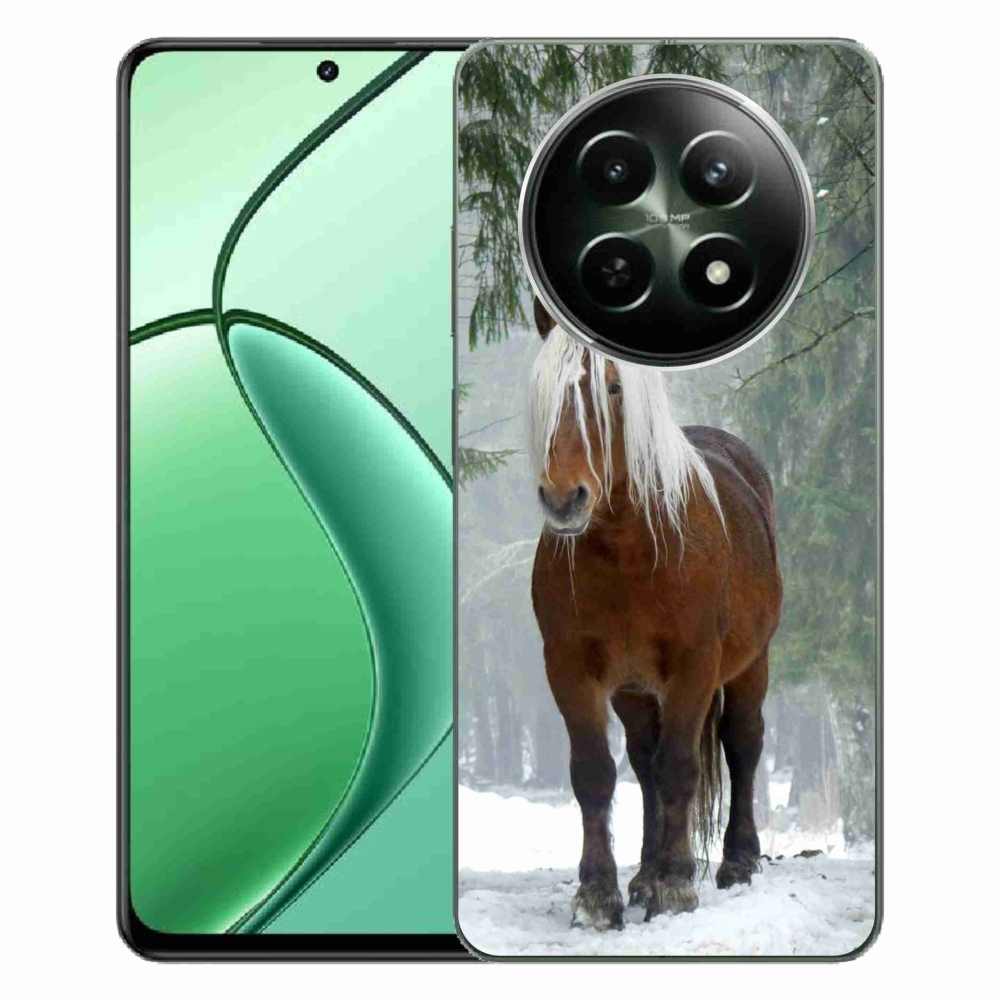 Gél tok mmCase a Realme 12 5G/12x 5G számára - ló az erdőben