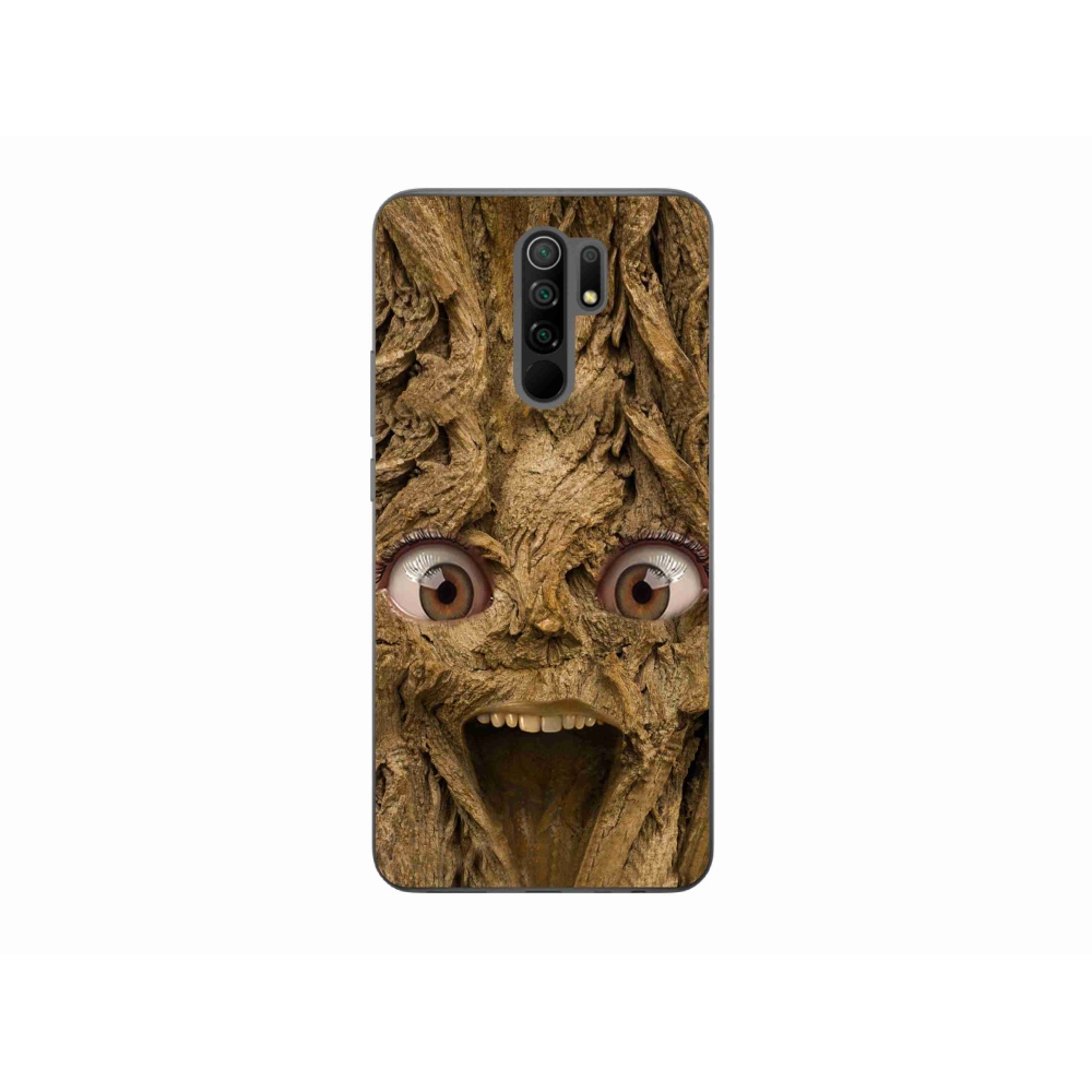 Gél borítás mmCase a Xiaomi Redmi 9-hez - vidám fa szemekkel