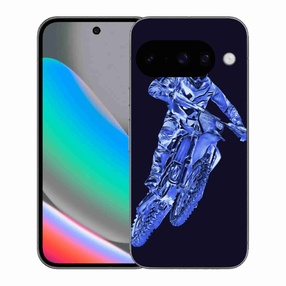 Gél borítás mmCase a Google Pixel 10 számára - motocross 1