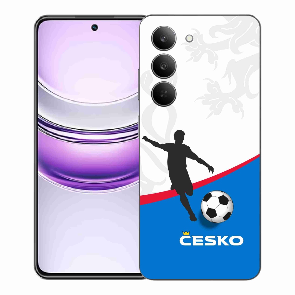 Gél borítás mmCase a Realme 14x 5G készülékhez - futball Csehország 1