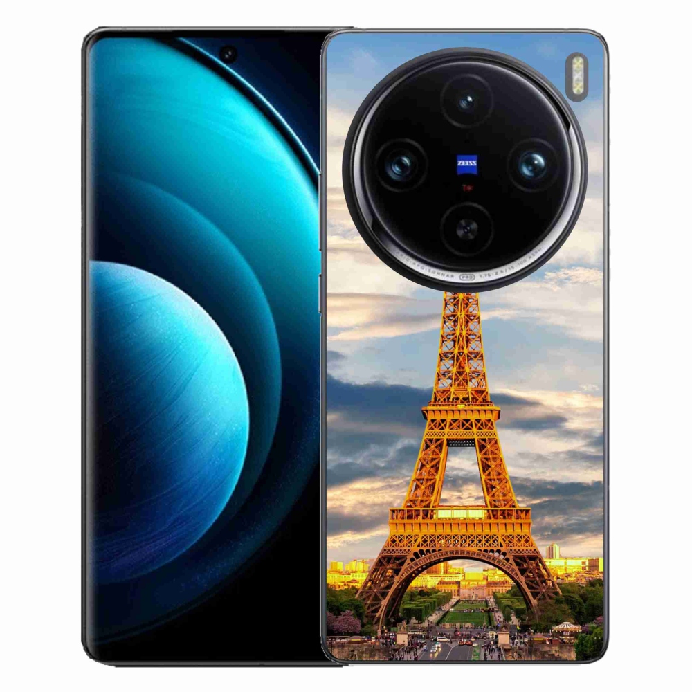 Zselés borítás mmCase a Vivo X100 Pro 5G készülékhez - eiffel torony 3