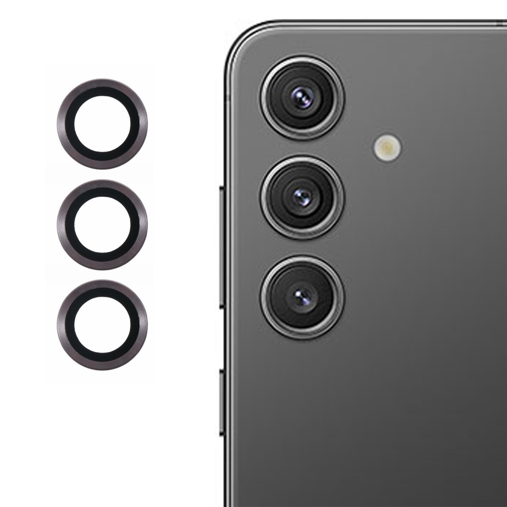 Fém kamera lencse üveg Samsung Galaxy S25+ (különálló üveg) - szürke