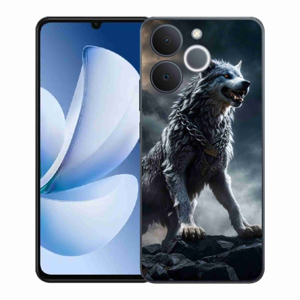 Zselés borítás mmCase a Realme Note 70T készülékhez - farkas 1