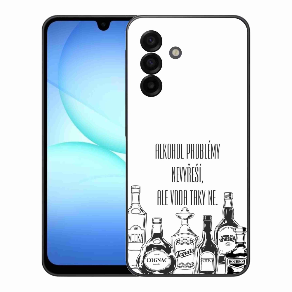 Gél borítás mmCase Samsung Galaxy A17 4G/5G - vicces szöveg fehér háttérrel