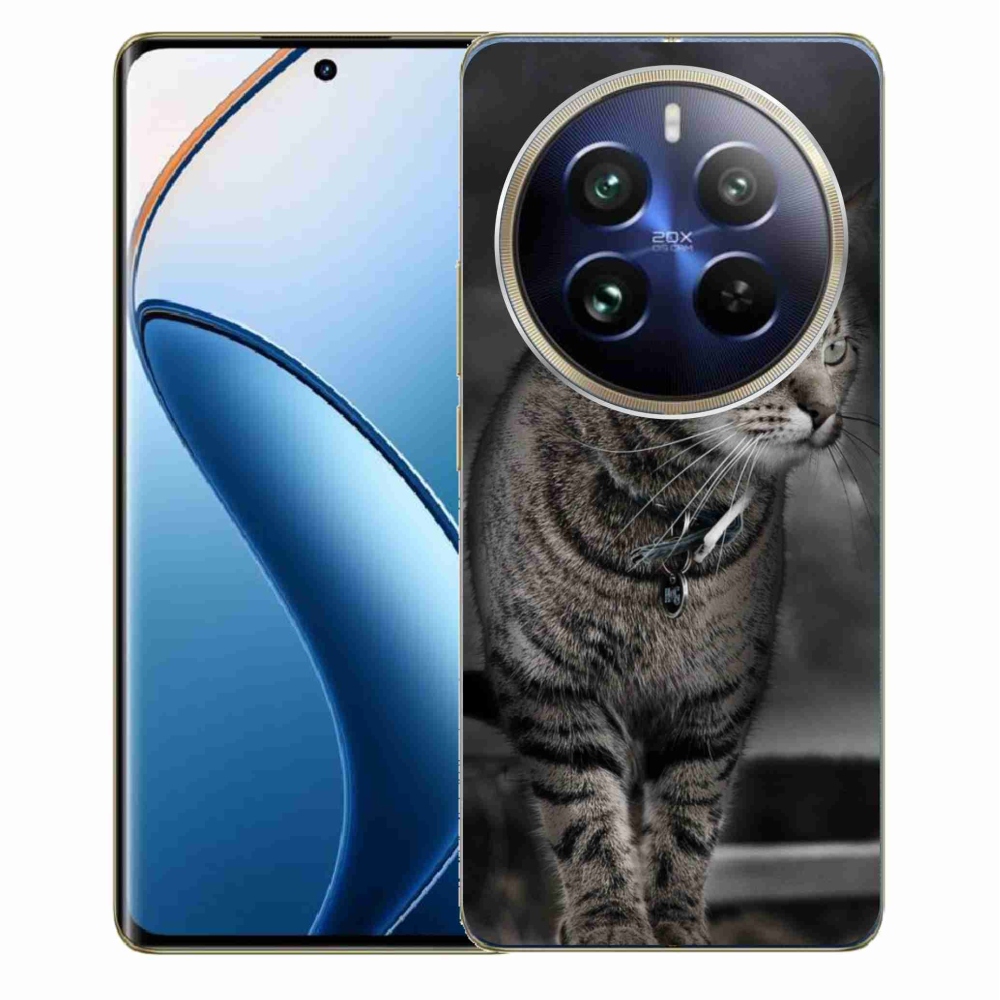 Zselés borítás mmCase a Realme 12 Pro 5G/12 Pro+ 5G modellhez - macska