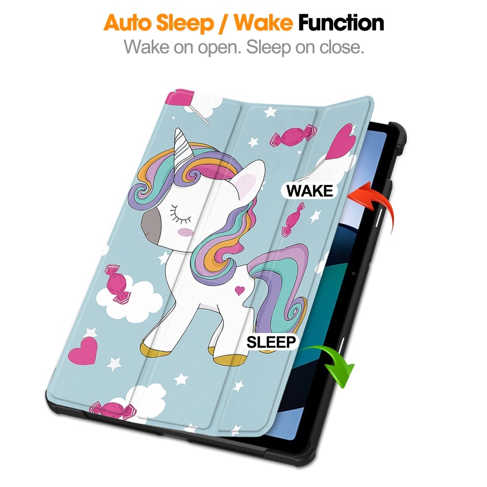 Nyomtatás intelligens záró tok Xiaomi Redmi Pad SE - egyszarvúhoz