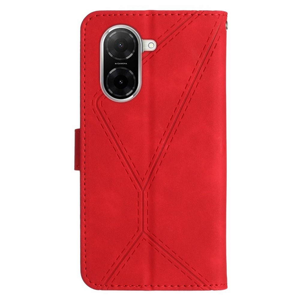 Linesy könyv tok Xiaomi Redmi A5 (171.7x77.8x8.3mm) - piros