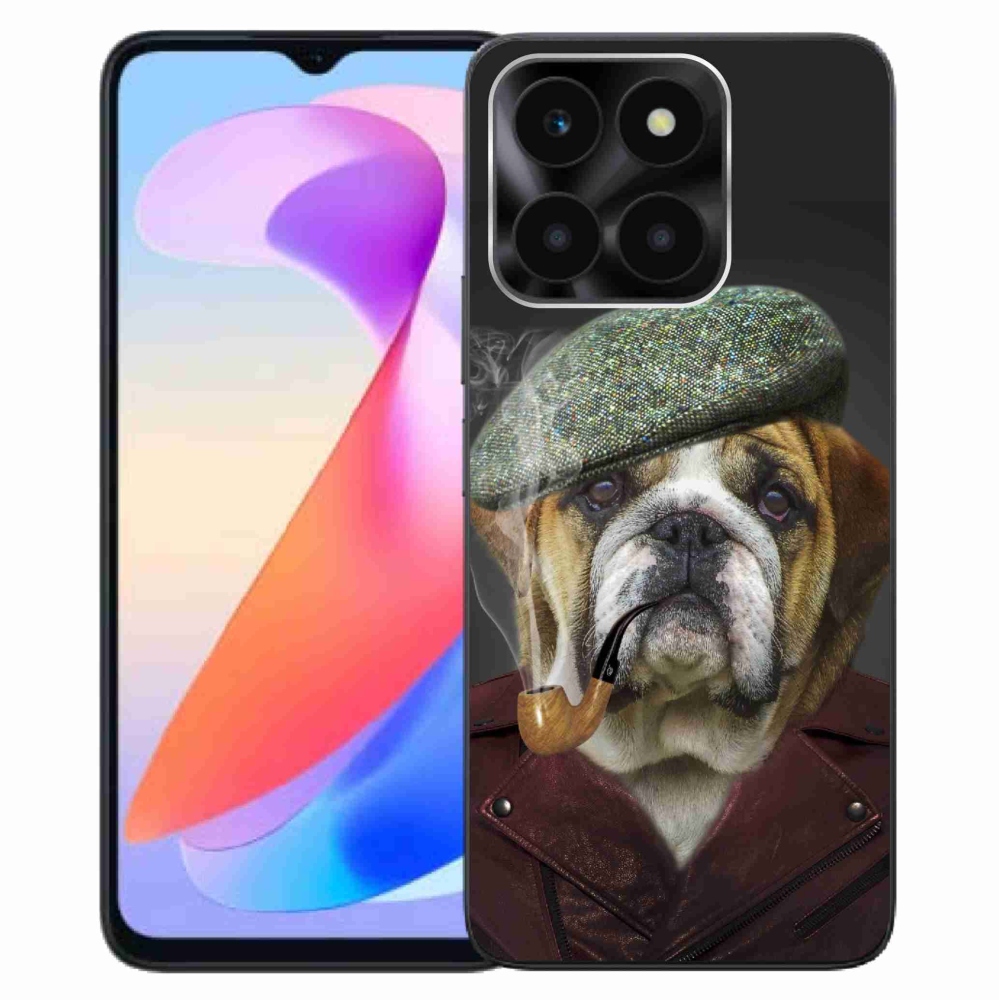 Zselés borítás mmCase a Honor X6a számára - kutya csővel