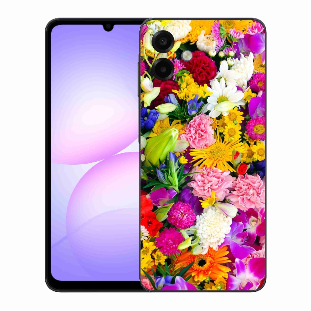Gél borítás mmCase Samsung Galaxy A07 4G - virágok 12