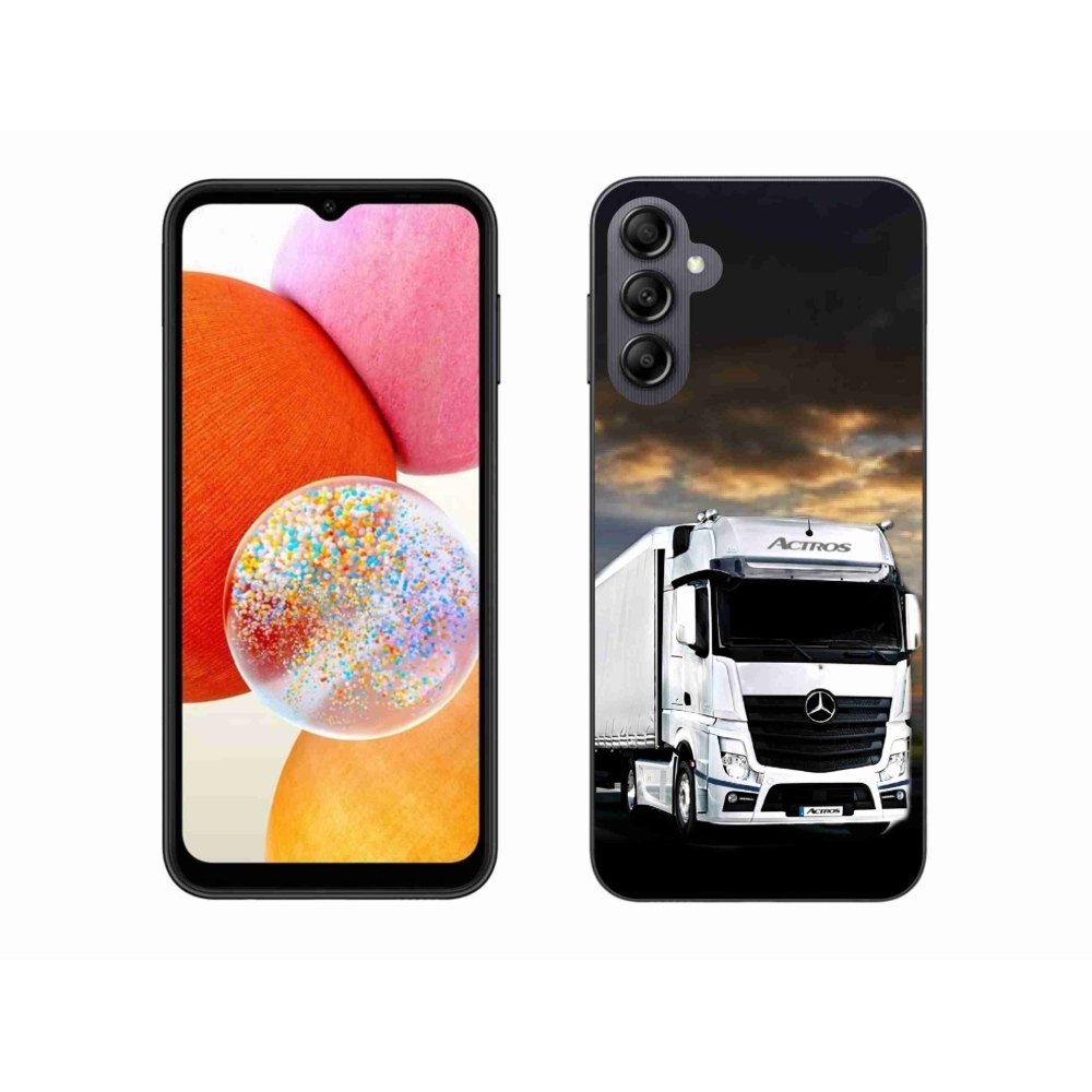Gél borítás mmCase Samsung Galaxy A14 4G/5G - teherautóhoz
