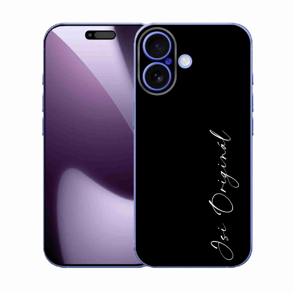 Gél borító mmCase iPhone 17 - te vagy az eredeti fekete háttér