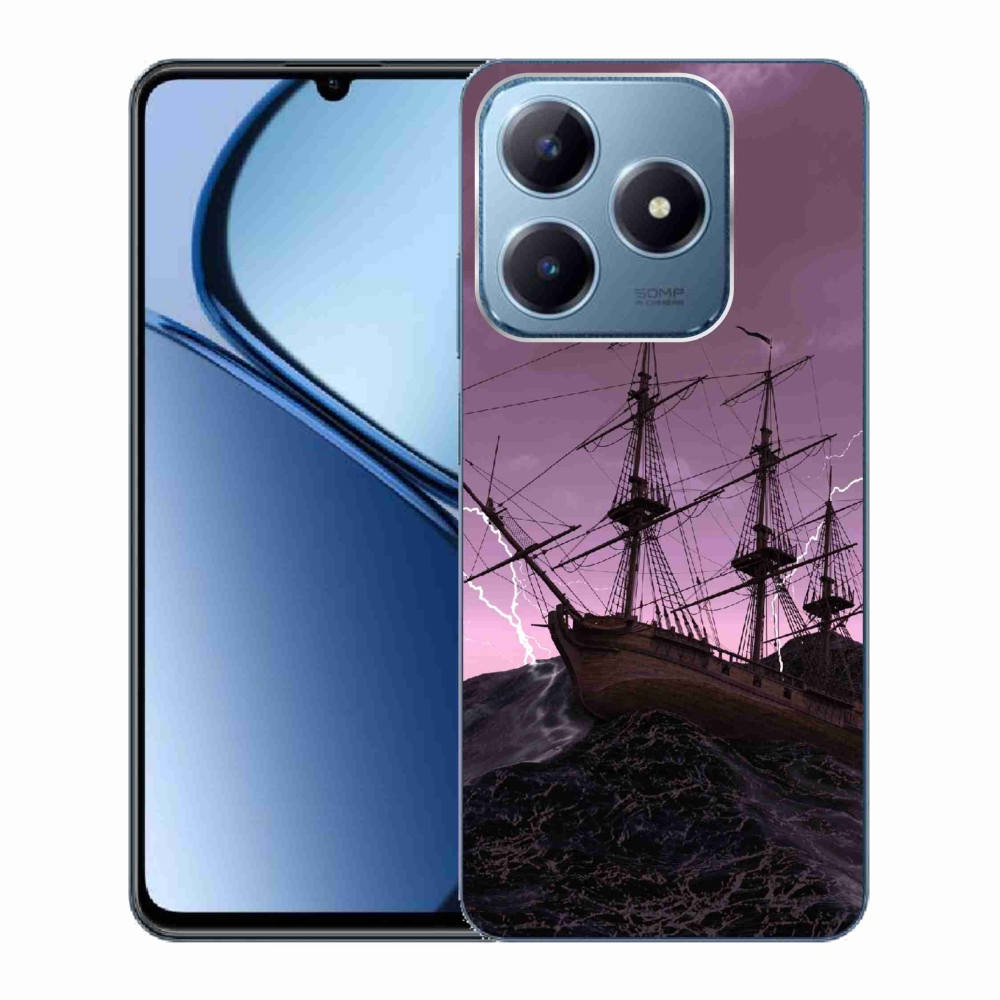 Gél borítás mmCase a Realme C63 készülékhez - hajó a viharban