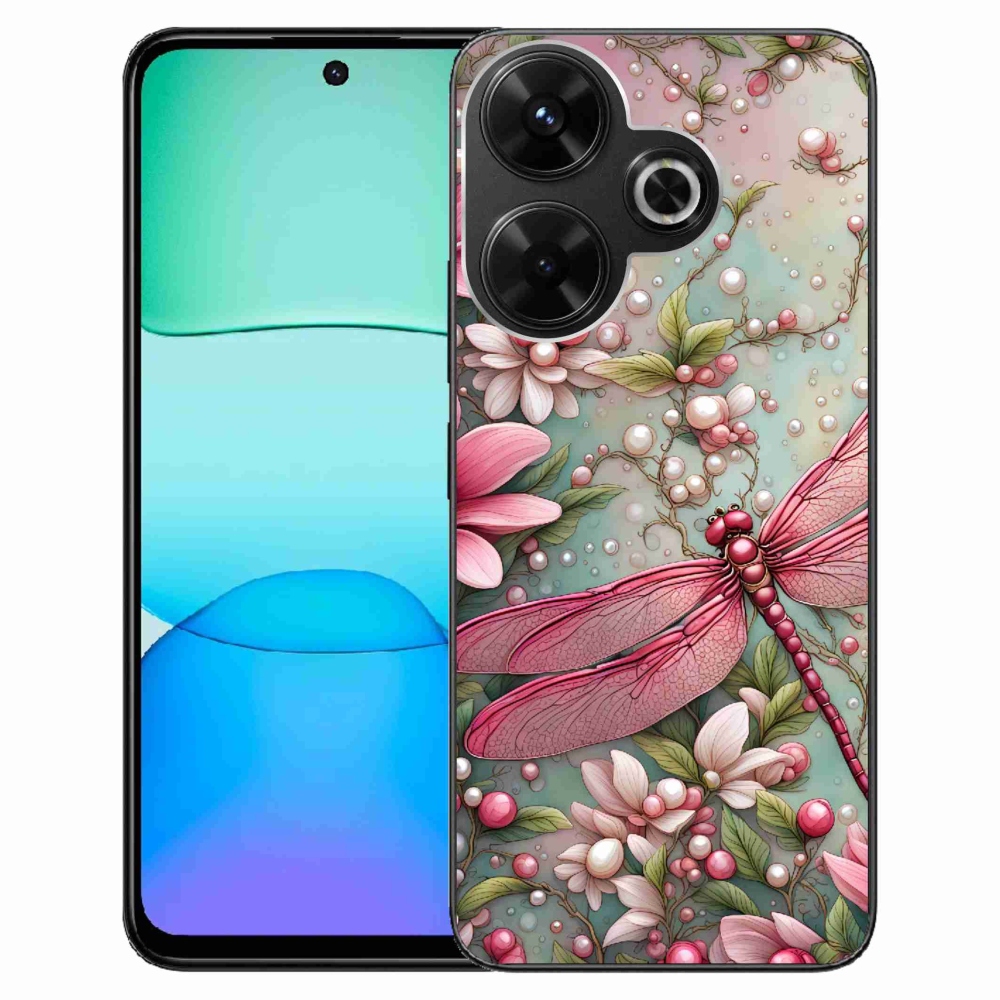 Gél borítás mmCase a Xiaomi Redmi 13 4G/Poco M6 4G - szitakötőhöz