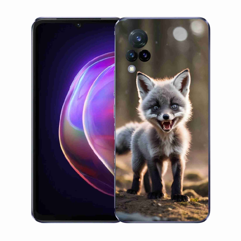 Gél borító mmCase a Vivo V21 4G/5G készülékhez - angry fox