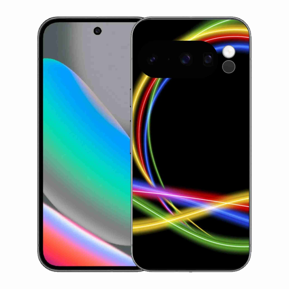Zselés borítás mmCase a Google Pixel 10 Pro számára - neon körök