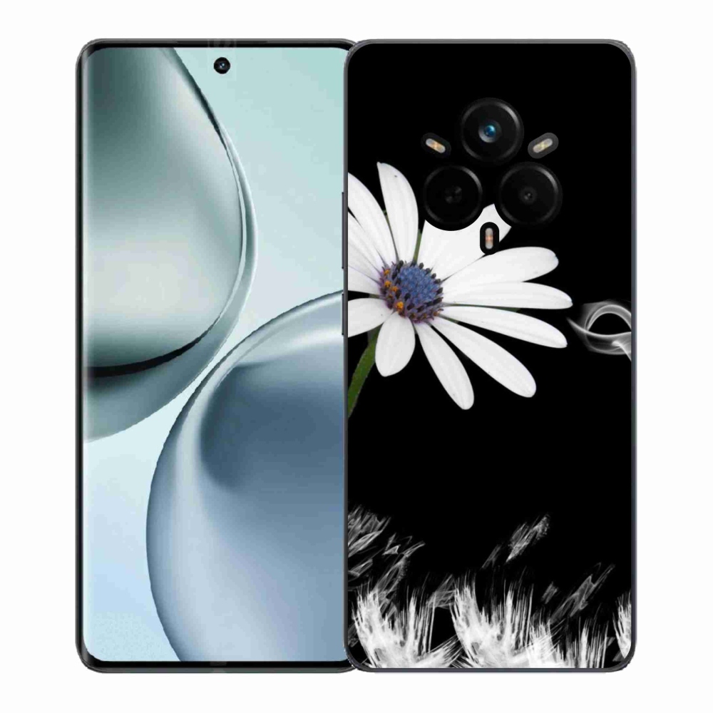 Gél borító mmCase a Realme 14 Pro+ 5G készülékhez - fehér virág