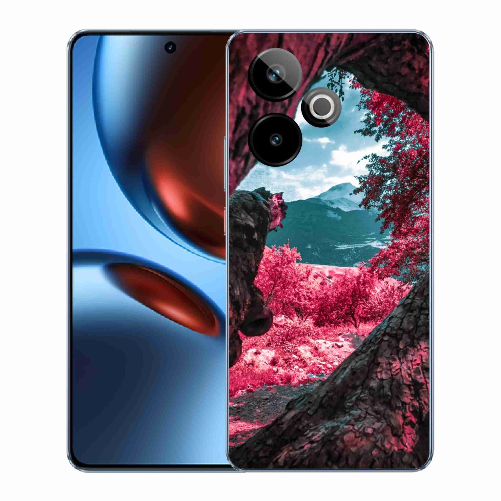 Rugalmas mmCase zselés tok képpel a Realme GT 7 5G/GT 7T 5G számára - hegyi kilátás