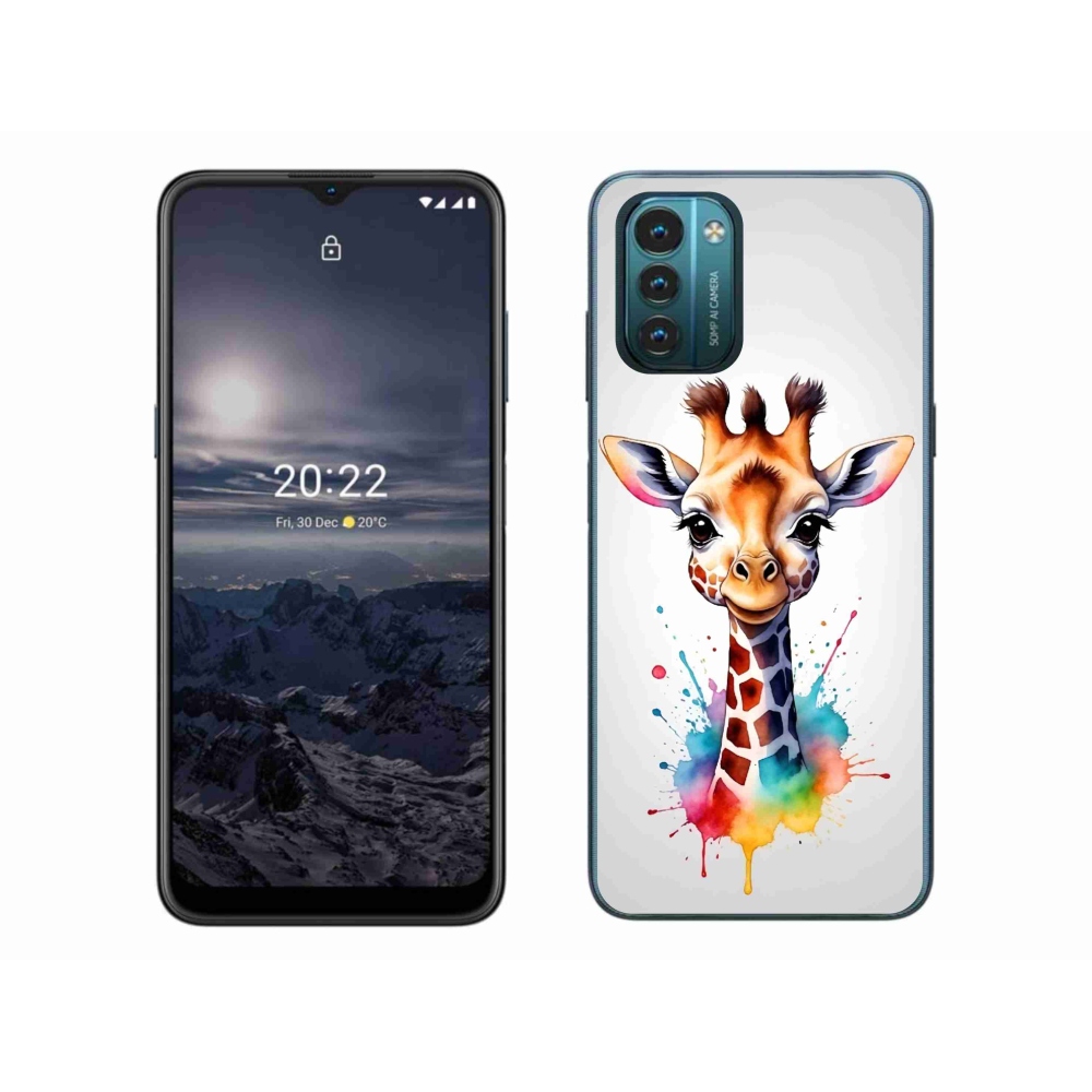 Zselés borítás mmCase a Nokia G11/G21 készülékhez - zsiráf 1