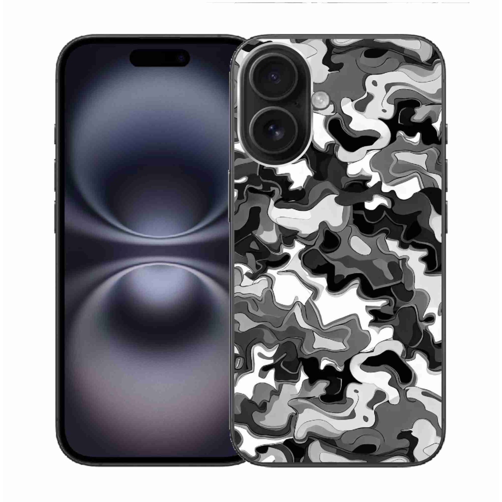 Zselés borítás mmCase iPhone 16 készülékhez - terepszínű minta 3