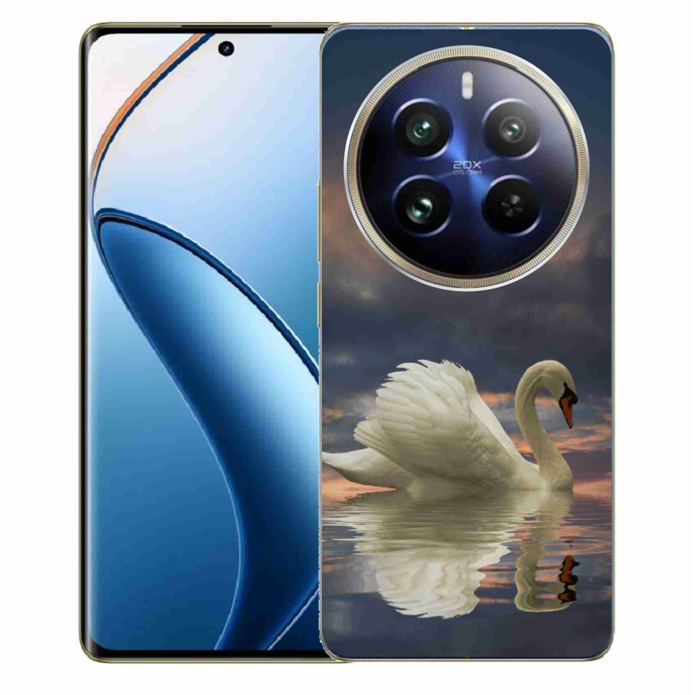 Gél borítás mmCase a Realme 12 Pro 5G/12 Pro+ 5G modellhez - hattyú