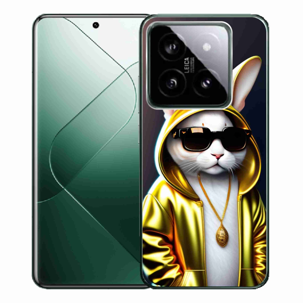 Gél borítás mmCase a Xiaomi 14 Pro számára - cat boss