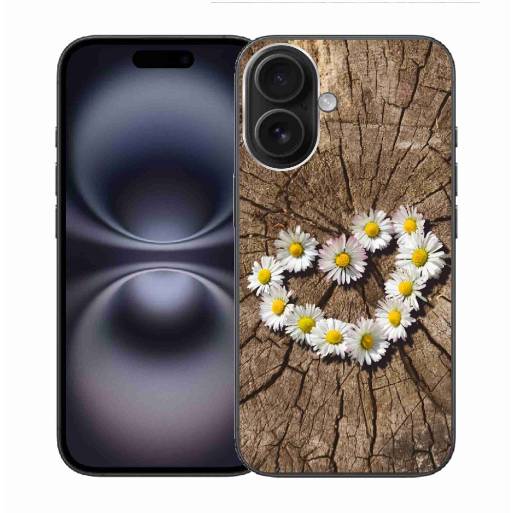 Gél borítás mmCase iPhone 16 készülékhez - Százszorszép szív