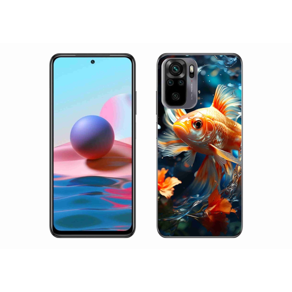 Gél borítás mmCase a Xiaomi Redmi Note 10 4G-hez - halak