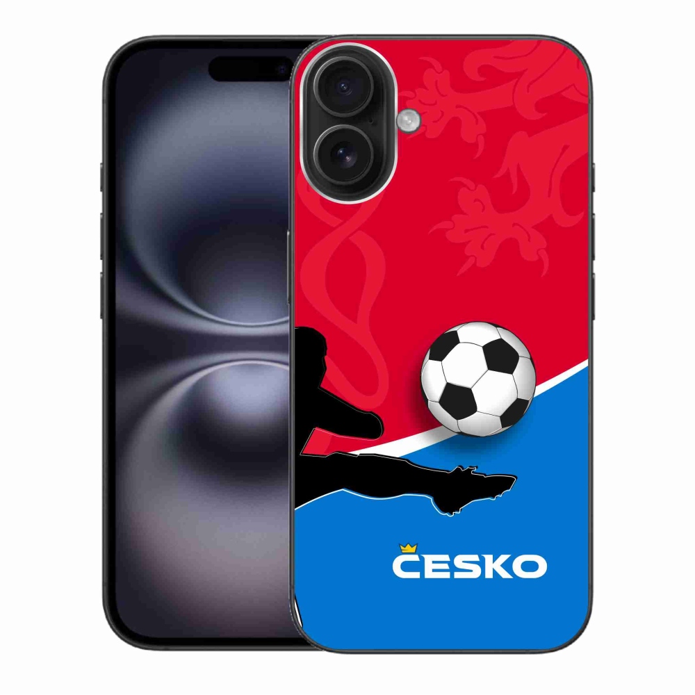 Gél védőburkolat mmCase iPhone 16 Plus készülékhez - futball Csehország 2