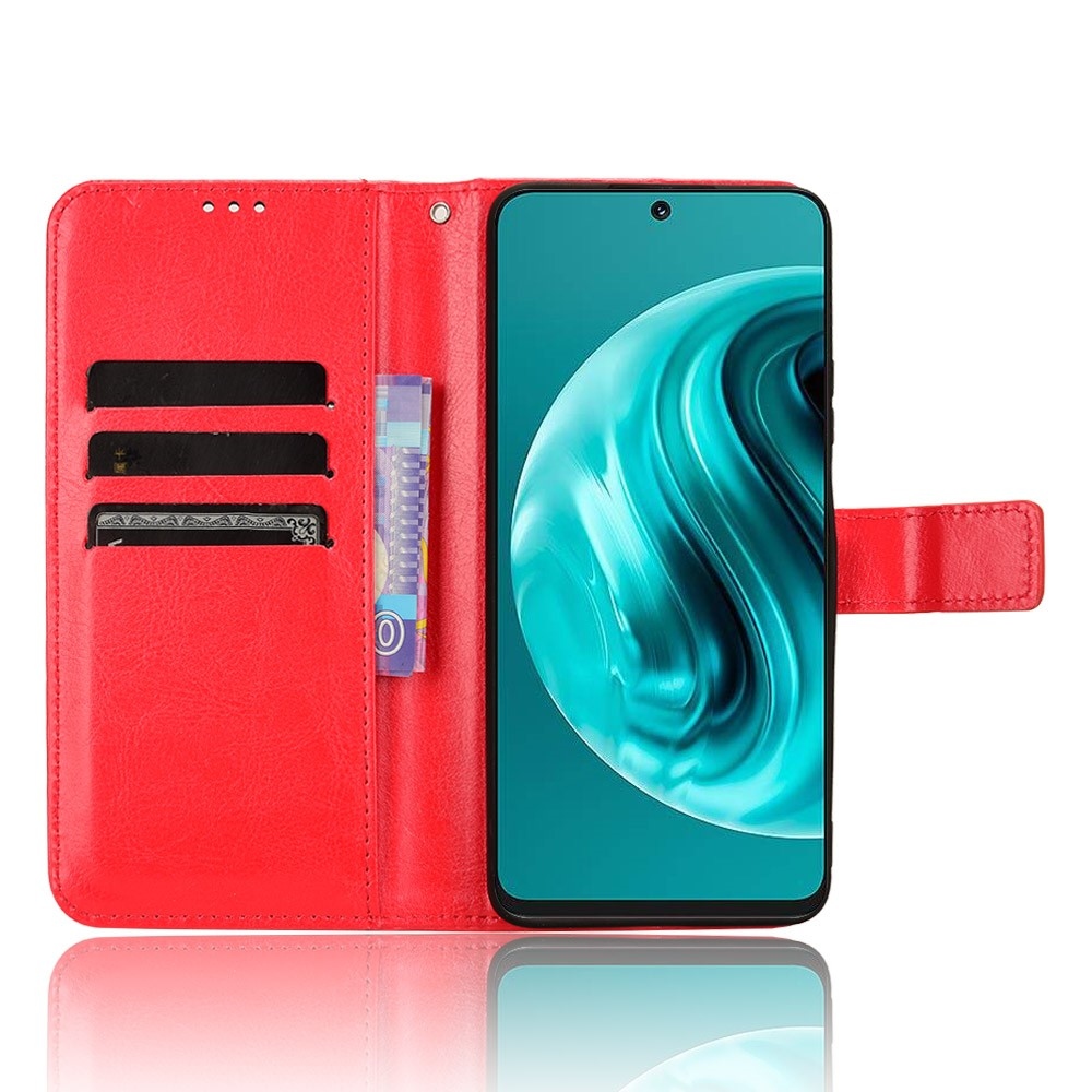 Őrült könyv tok a Huawei Nova 12i számára - piros