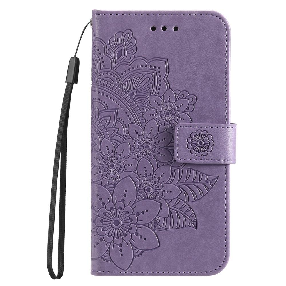 Mandala könyv tok Xiaomi Redmi A3-hoz - lila