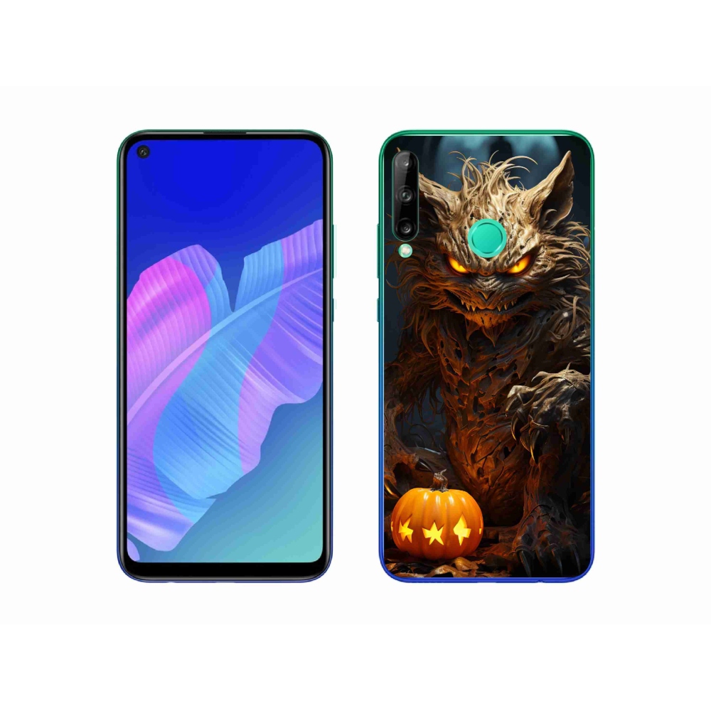 Gél borítás mmCase a Huawei P40 Lite E - Halloween szörnyeteghez