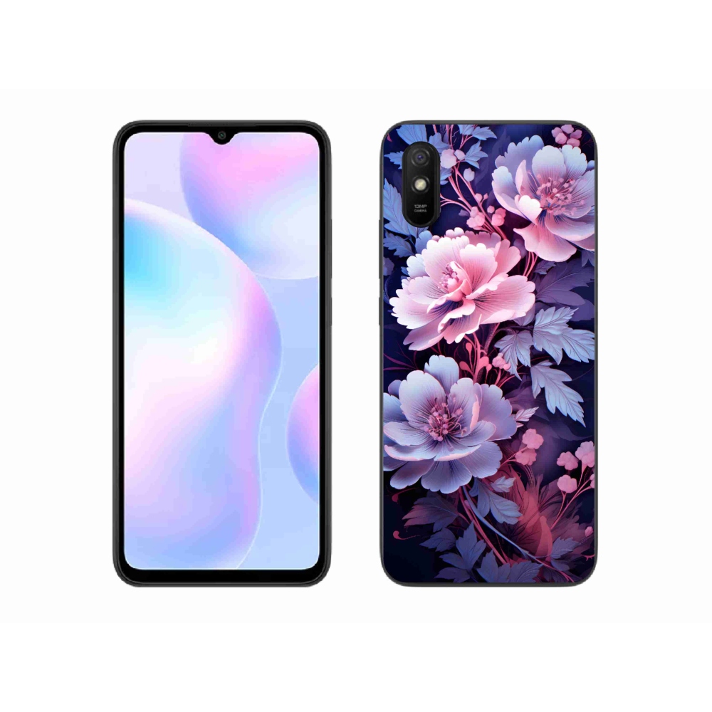 Gél borító mmCase a Xiaomi Redmi 9AT számára - virágok 11