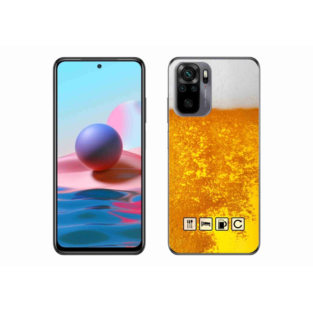 Gél borítás mmCase a Xiaomi Redmi Note 10 4G-hez - sör motívum 3