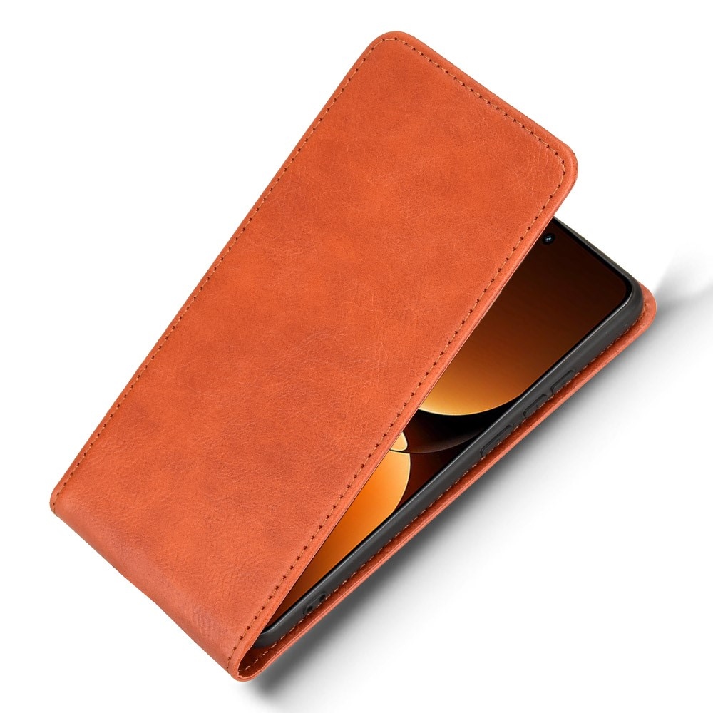 Vert flip tok a Realme GT 7 Pro 5G készülékhez - narancssárga