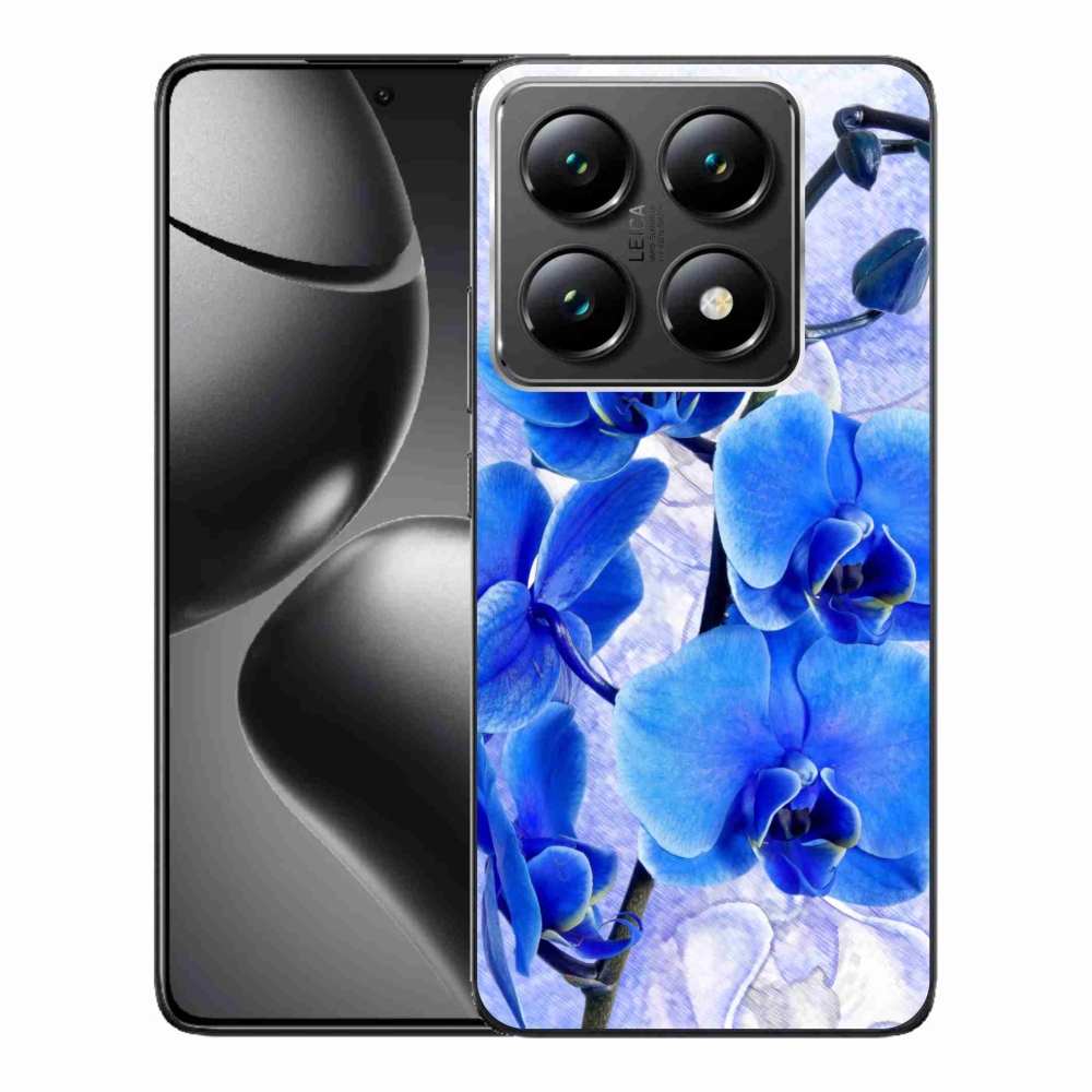 Gél borítás mmCase a Xiaomi 14T Pro számára - kék virágok