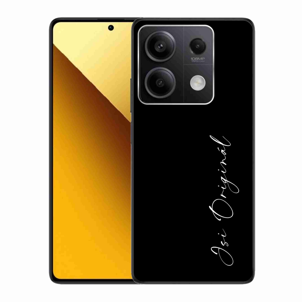 Gél borító mmCase a Xiaomi Redmi Note 13 5G - te vagy az eredeti fekete háttérrel