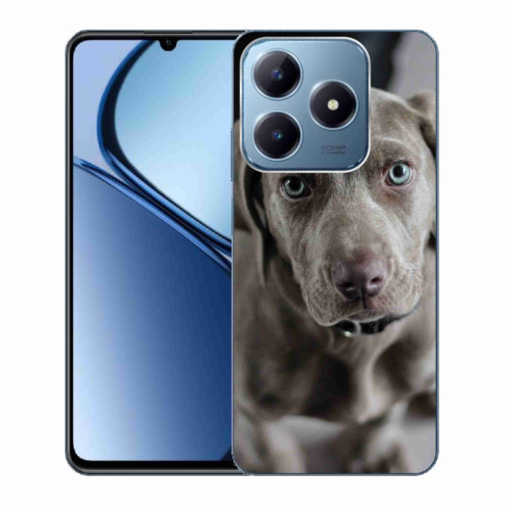 Gélhüvely mmCase a Realme C63 készülékhez - Weimaraner