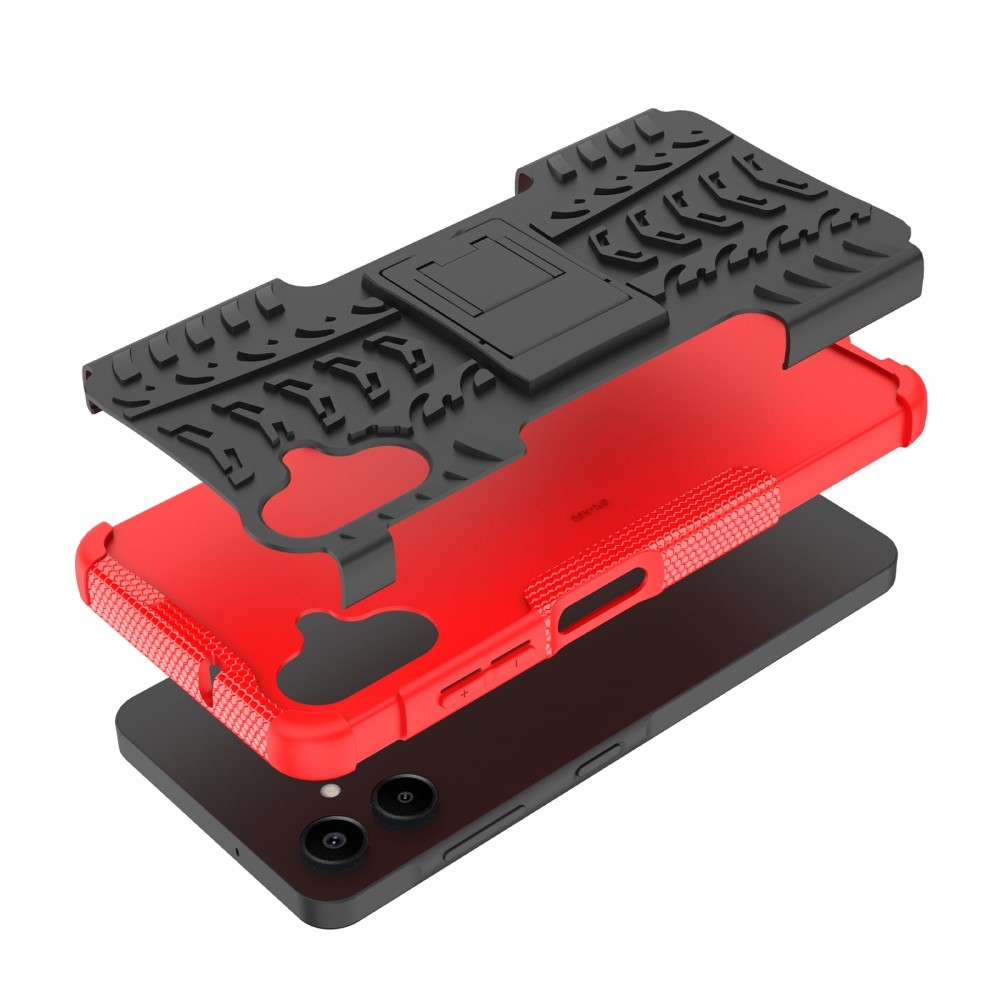 Rúgásálló borítás Samsung Galaxy A06 4G készülékhez - piros