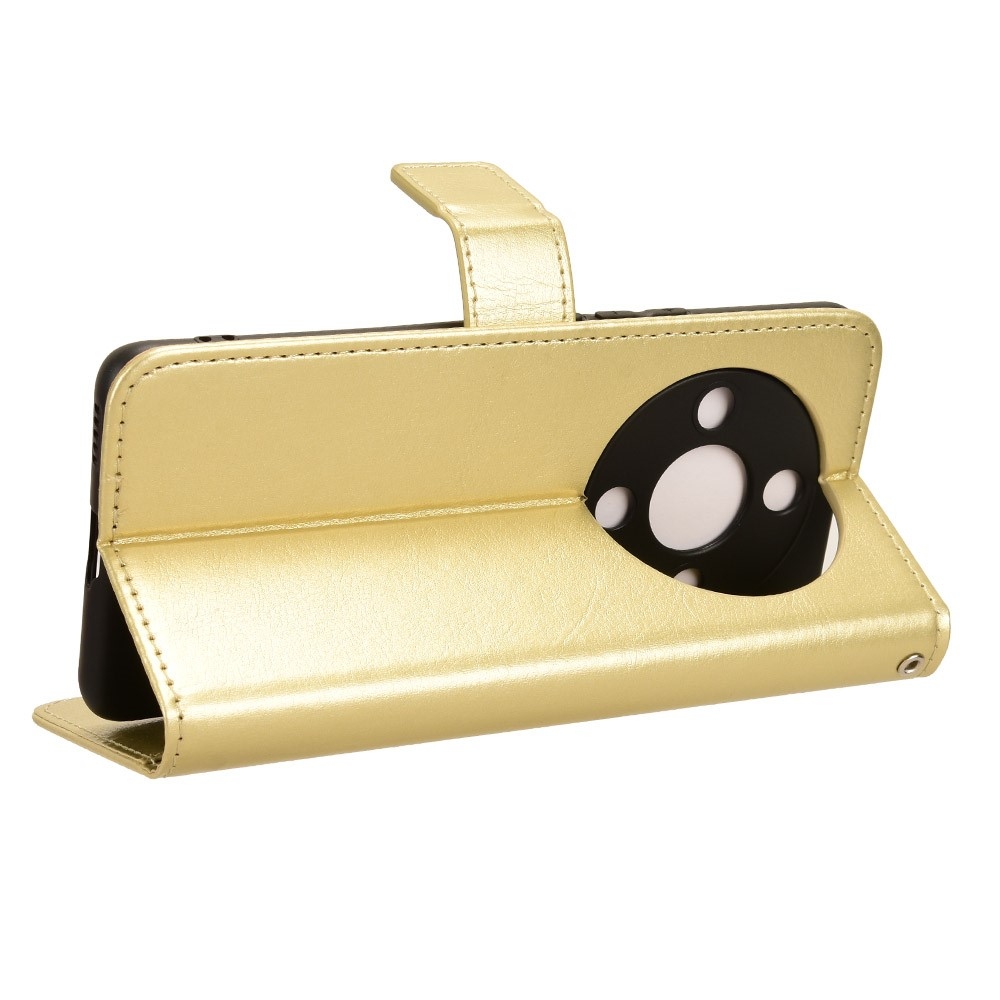 Lovas könyv tok a Honor Magic 6 Lite 5G számára - arany színben