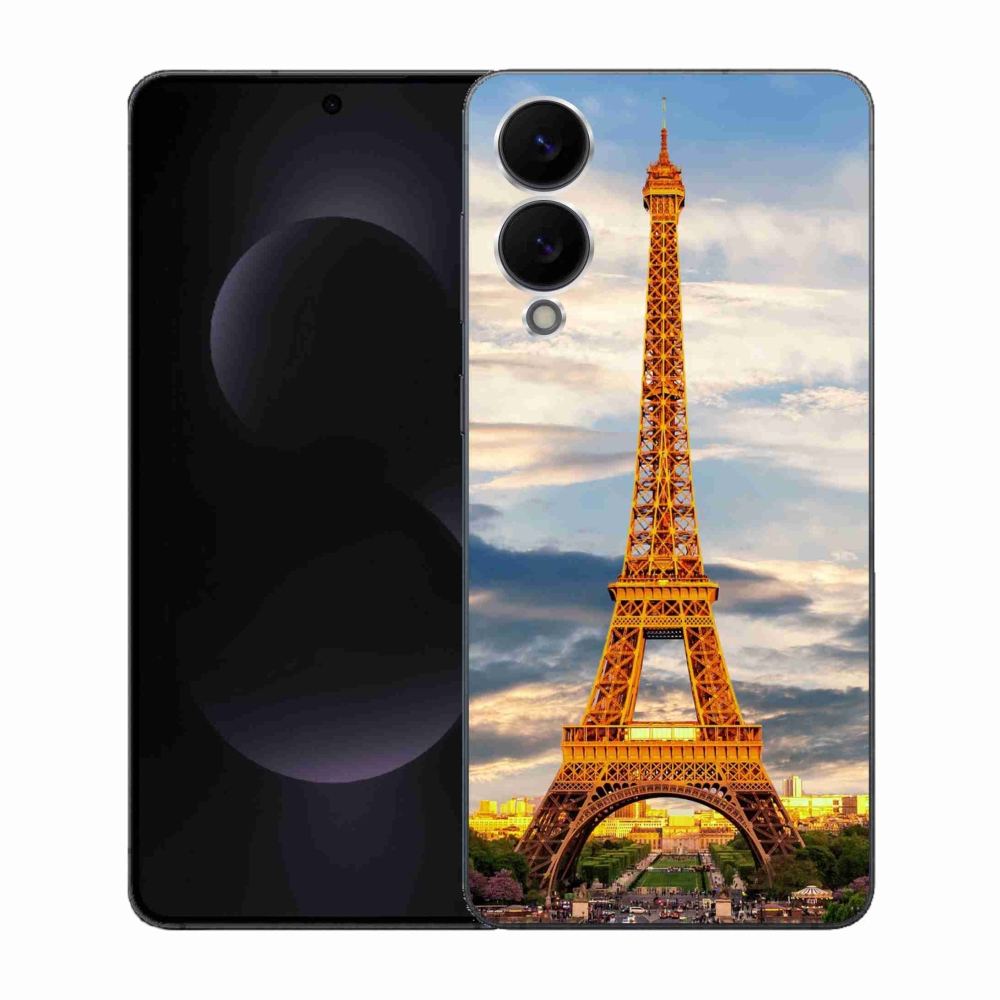 Gél borítás mmCase Samsung Galaxy S25 Edge készülékhez - eiffel torony 3