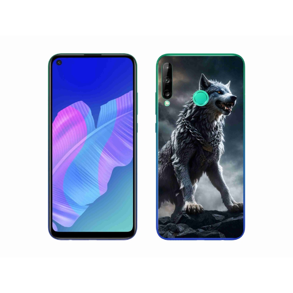 Zselés borítás mmCase a Huawei P40 Lite E - farkas 1 számára